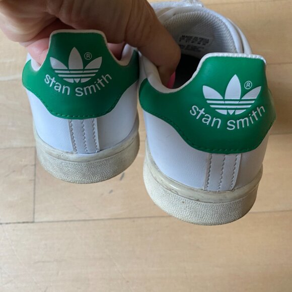 Adidas Stan smith sneakers white green womens sz 6 - Picture 5 of 6